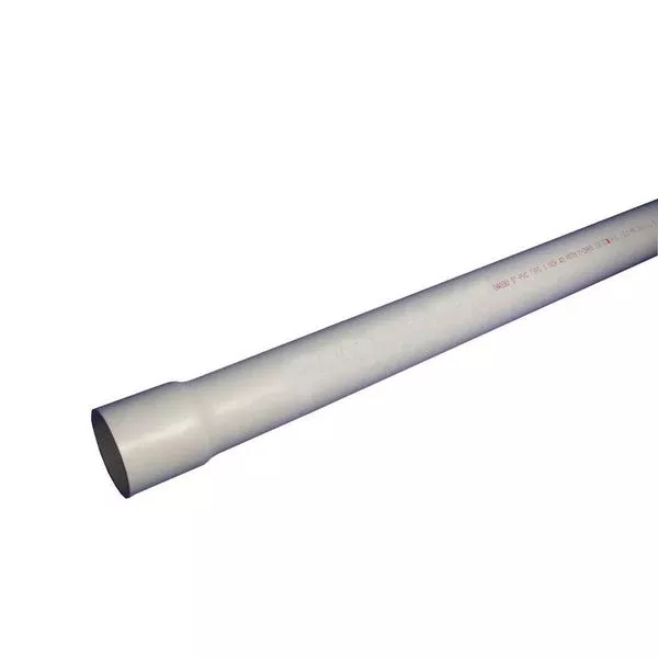 PVC Pipe 1-1/2 in x 20 ft Sch 40 BE