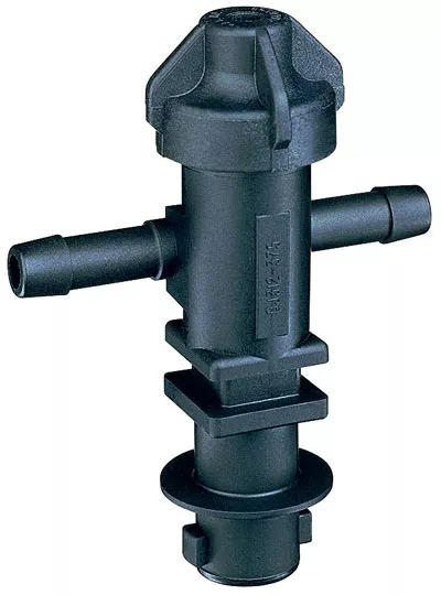 Quick Teejet Hose Shank Nozzle Body w/ Top Check Valve
