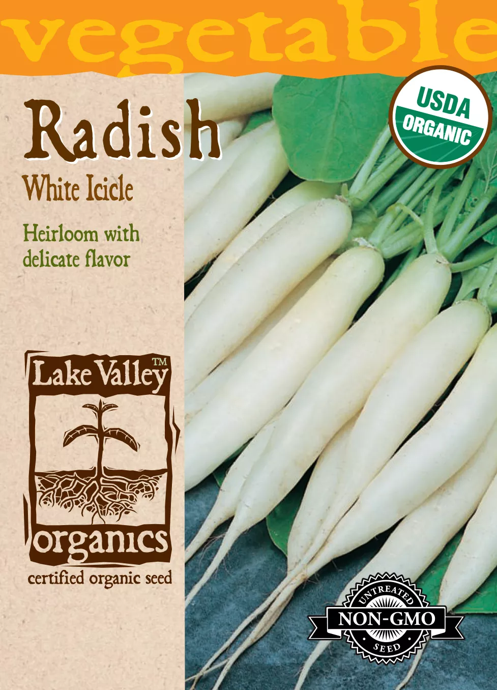 Radish White Icicle – Item #4483