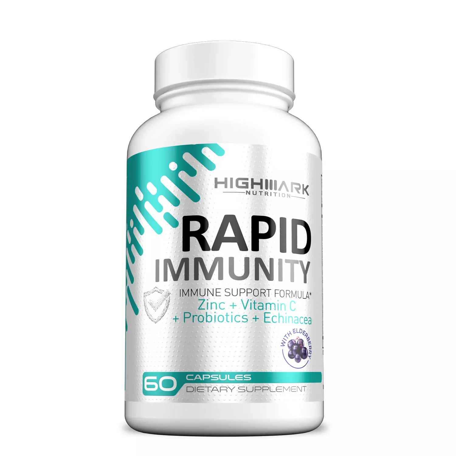Rapid Immunity Immune Support Formula, with Vitamin C, Zinc & Elderberry
