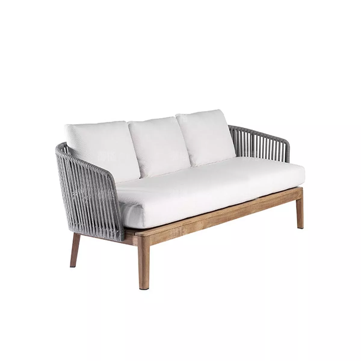 Rattan Sofa Set 18 – Three-seat sofa (Ash Wood) | Combination
