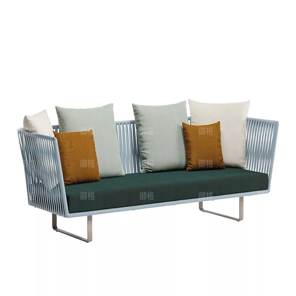 Rattan Sofa Set 21 – Three-seat sofa
