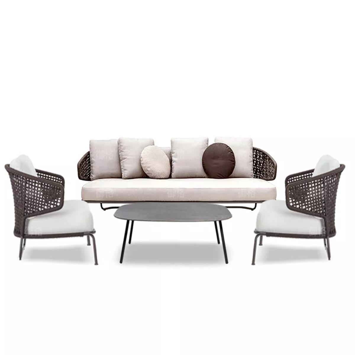 Rattan Sofa Set 22 – 1 1 3 tea table