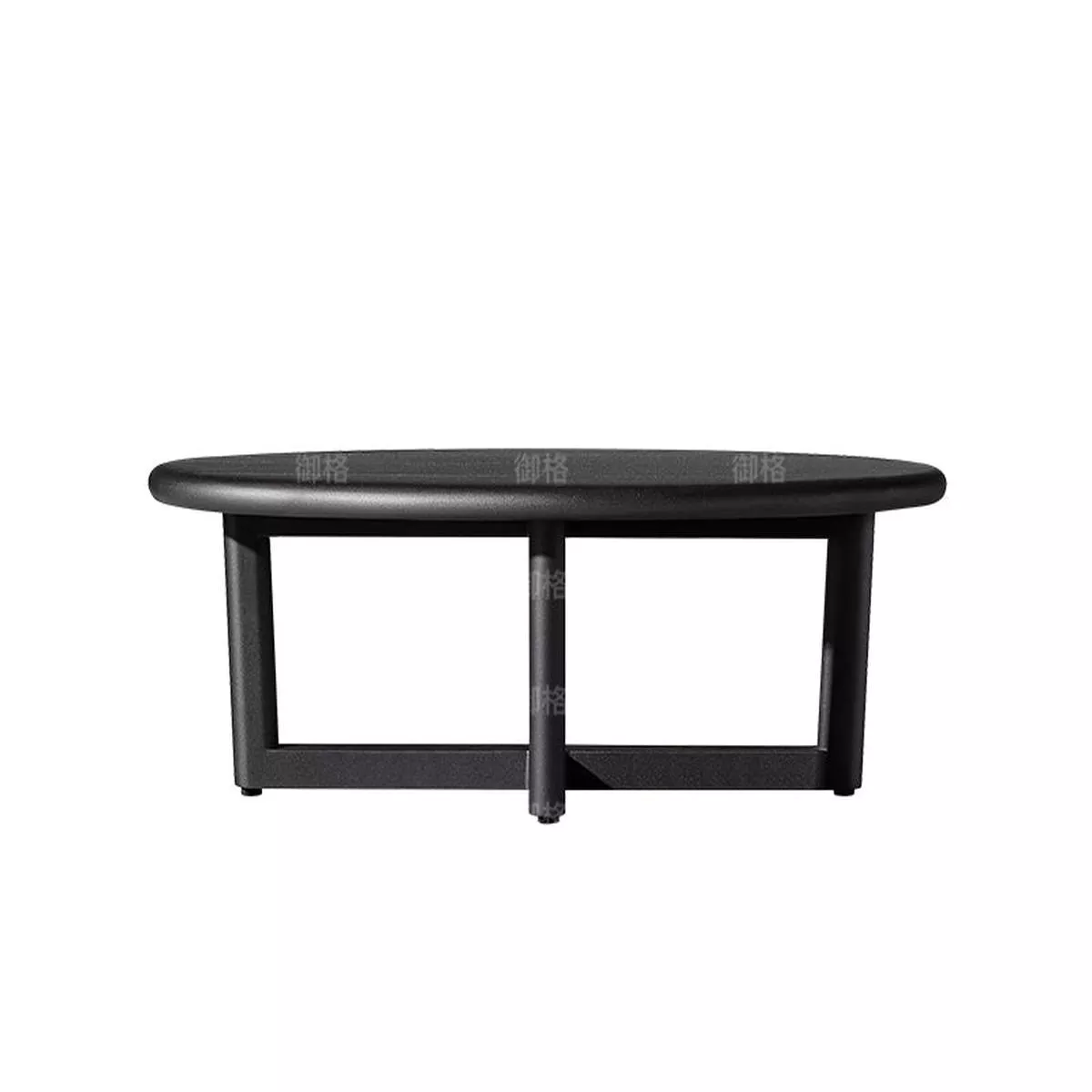 Rattan Sofa Set 23 – Round coffee table (aluminum alloy)