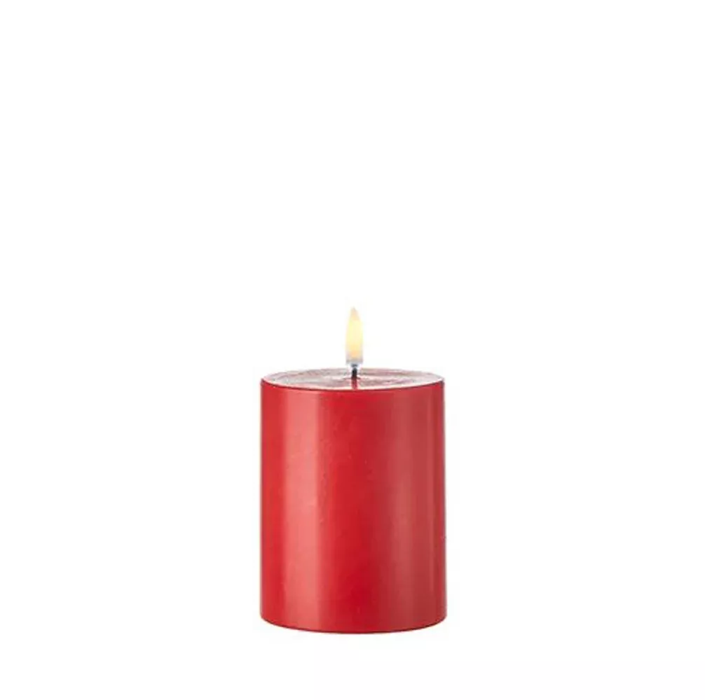 RAZ, Red Pillar Candle, 3" X5