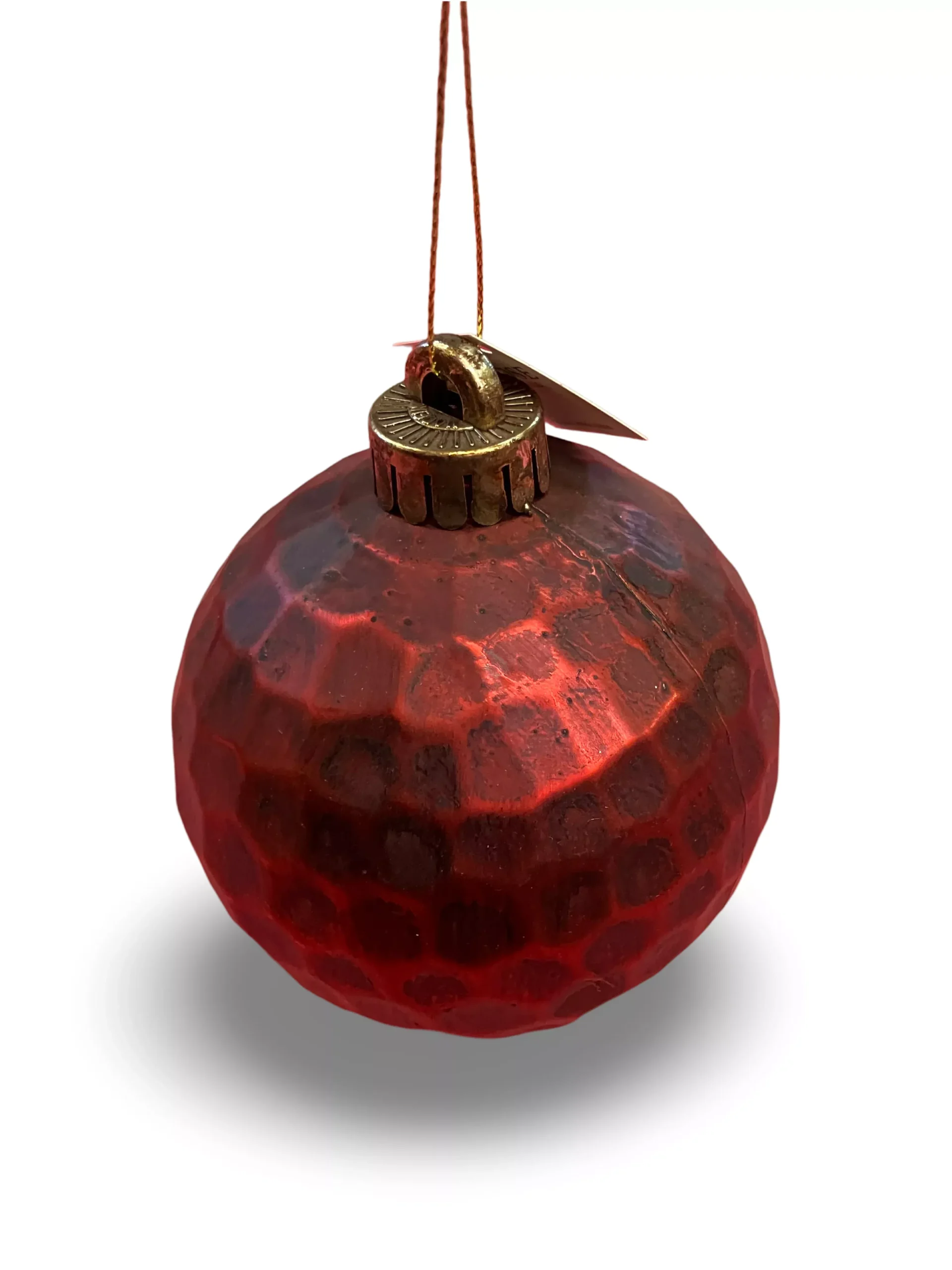 Red Antique Round Ornament