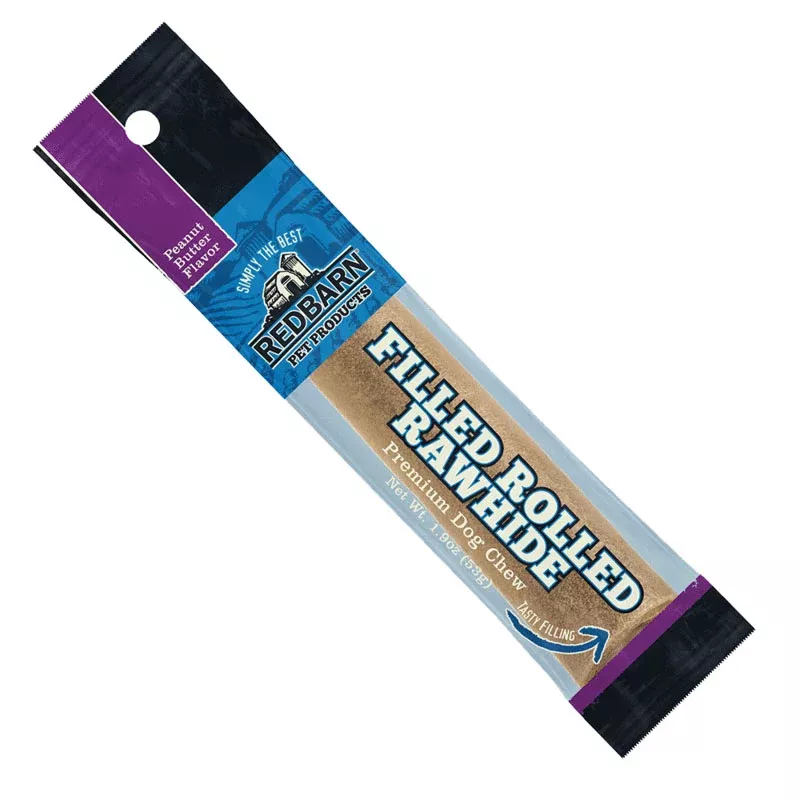Red Barn Peanut Butter Filled Rolled Rawhide