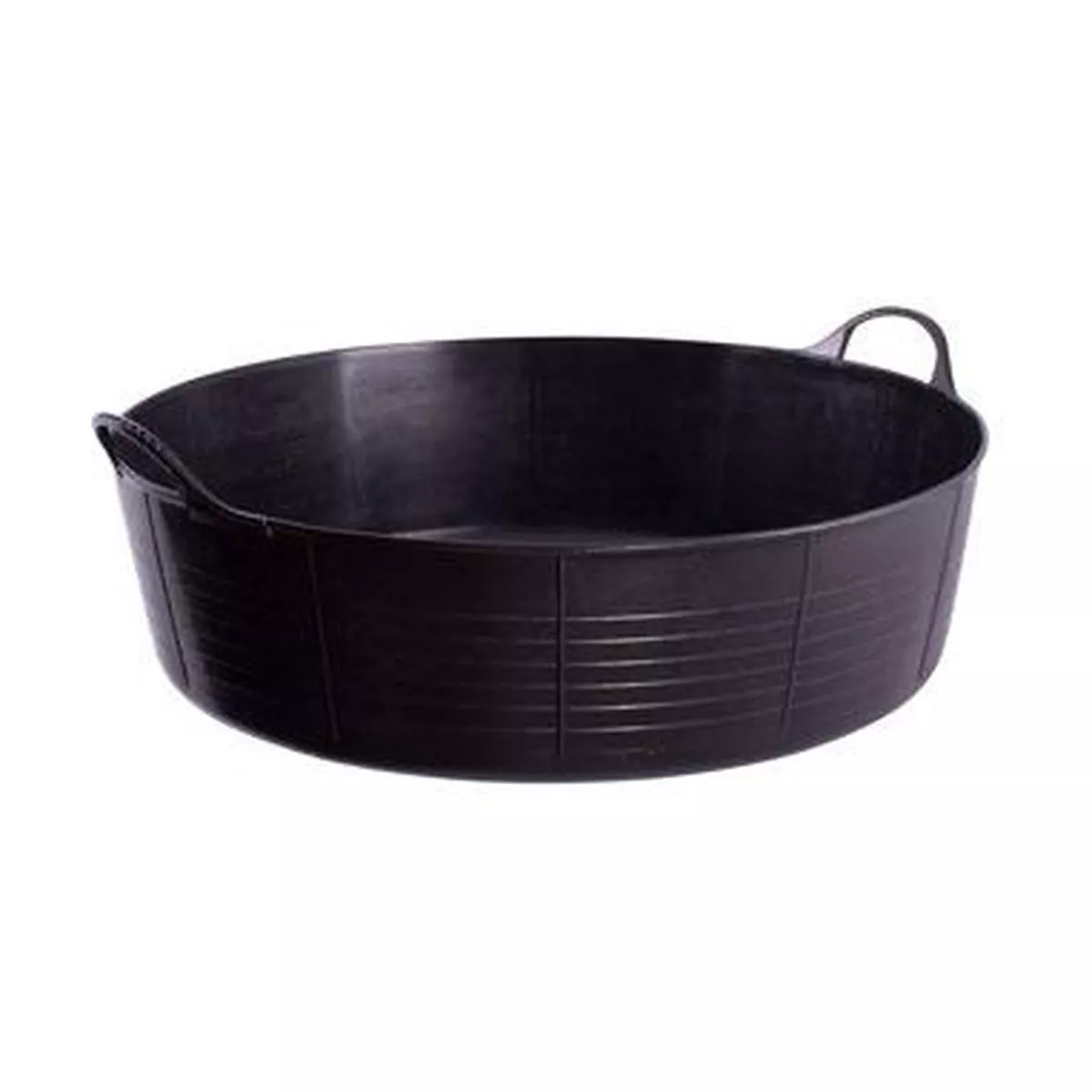 Red Gorilla {Tubtrug} Black Shallow Tub Large 35 Litre – Default Title