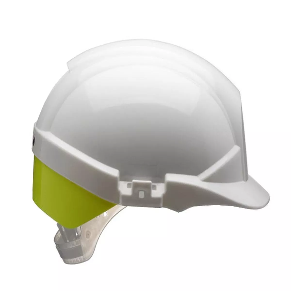 Reflex Safety Helmet White C/W Rear Yellow Flash – Default Title