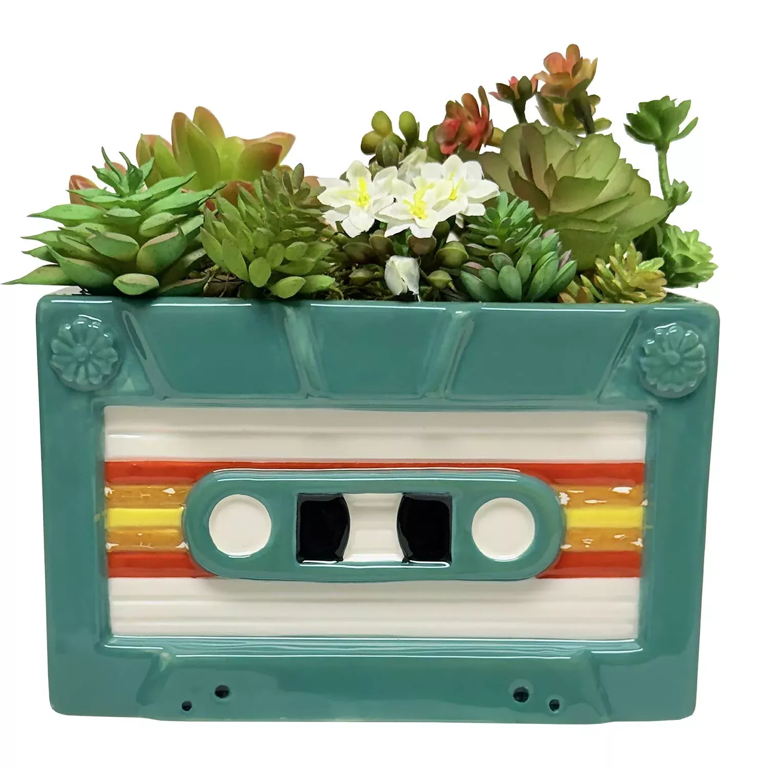 Retro Cassette Tape Planter