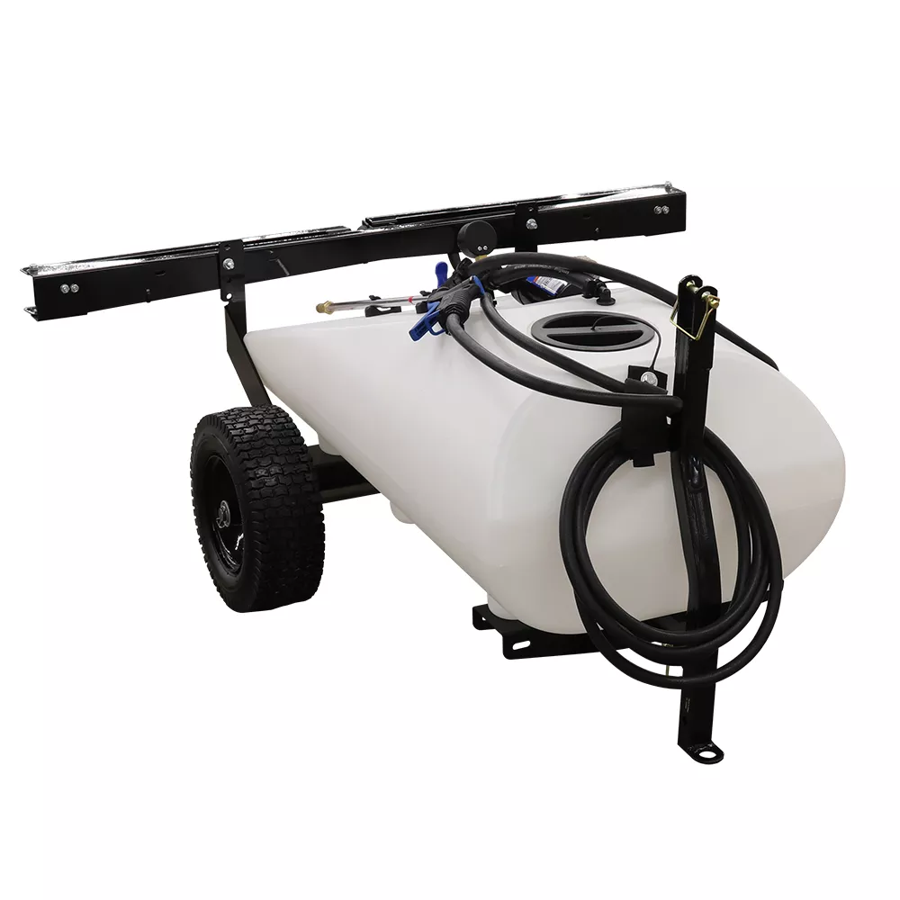 Rittenhouse 24 US Gallon Deluxe Tow-Behind Trailer Sprayer with Spray Boom - 12V