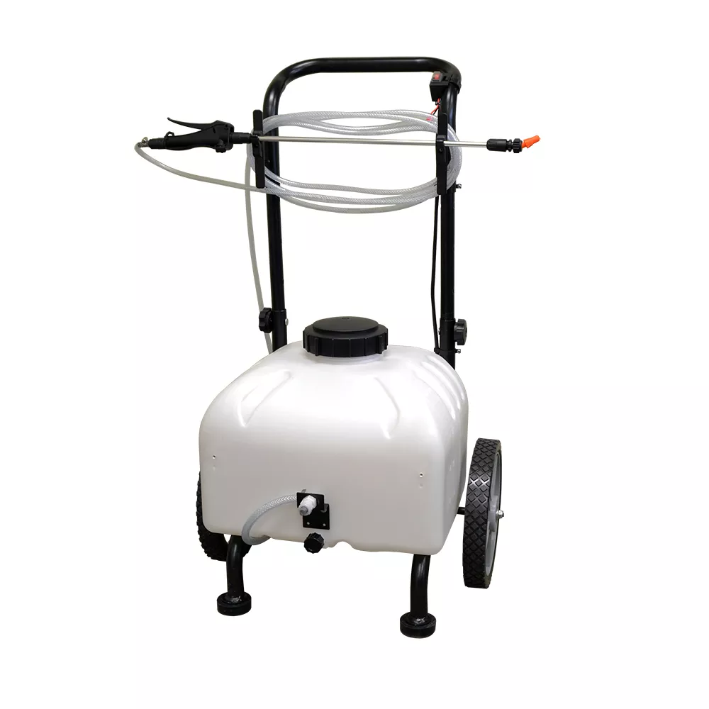 Rittenhouse 9 US Gallon Battery-Powered Push Cart Sprayer - 14.4V