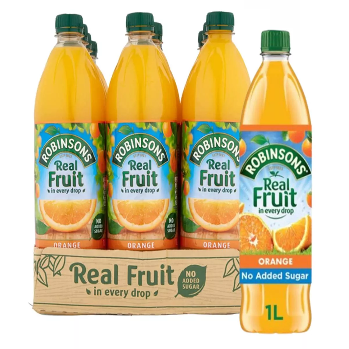 Robinsons Orange Squash No Added Sugar 1 Litre 4113 – 48