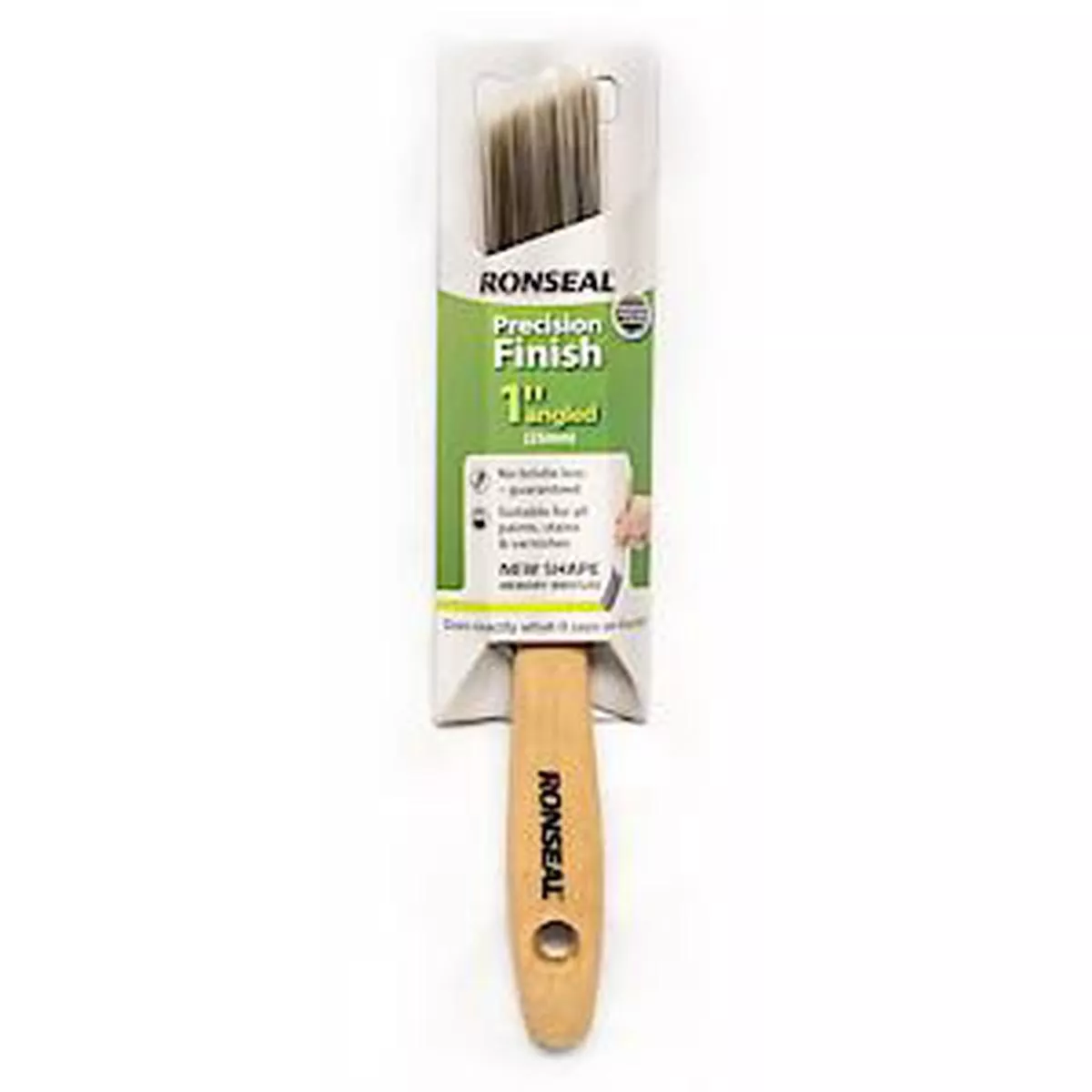 Ronseal Precision Finish Brush 1 Inch Angled