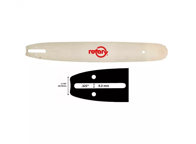 Rotary 9112116 Chainsaw Bar for Husqvarna 16 inch 3/8 inchLP .050 Pro-Sumer