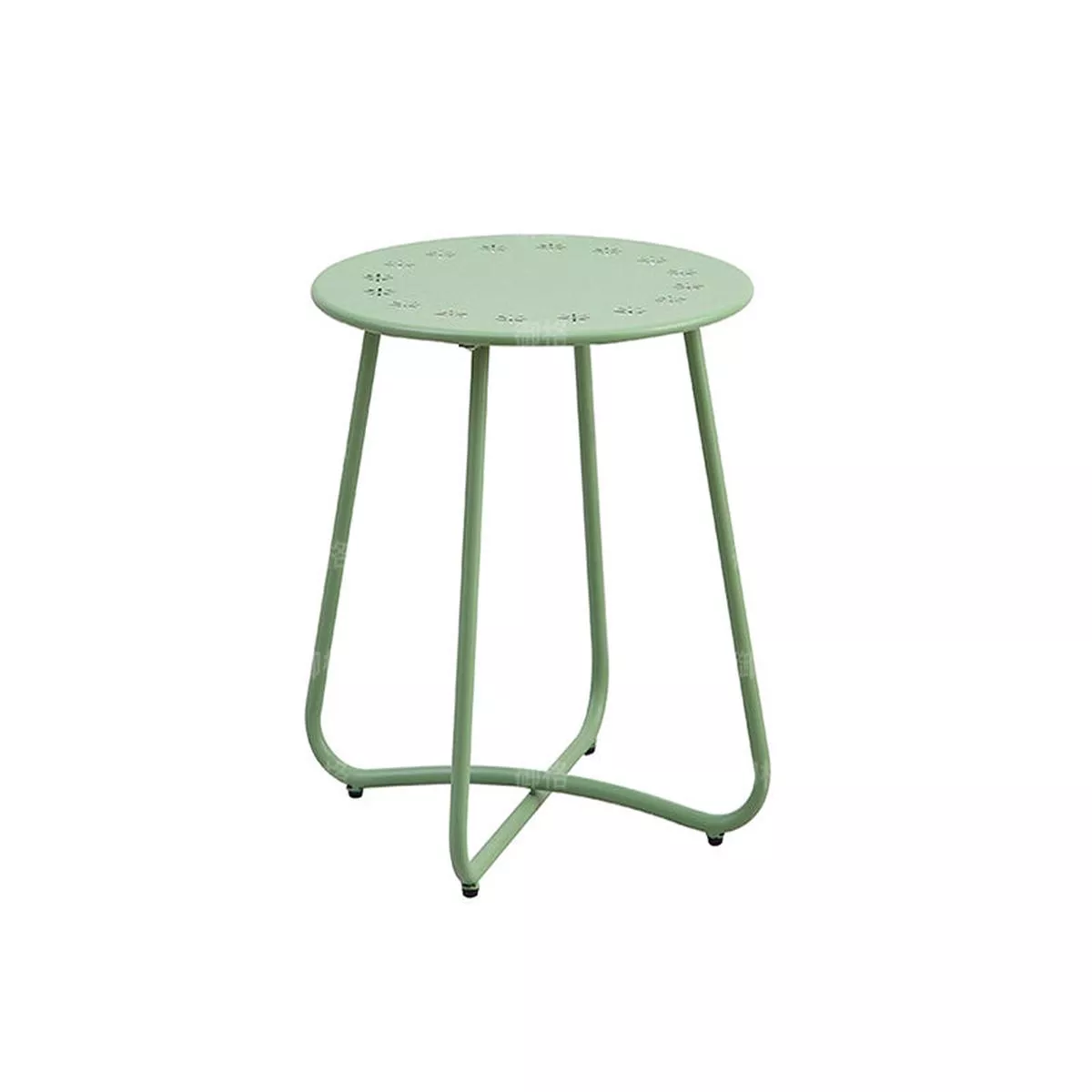 Round Corner Coffee Table – (A) side table Green