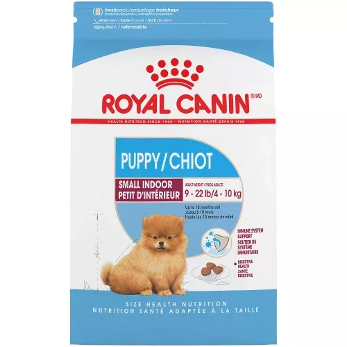 Royal Canin Small Indoor Puppy Dry Dog Food, 2.5 lb.