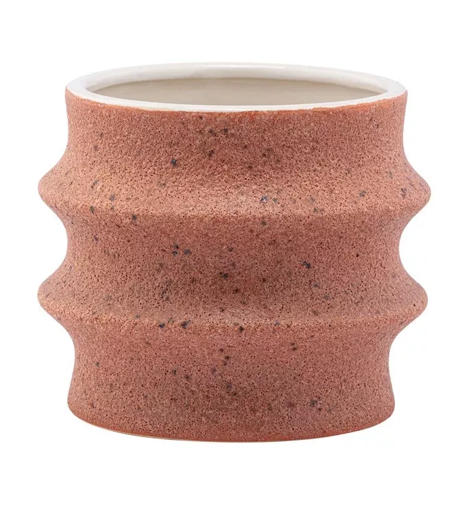 Rust Curved Planter | Napco