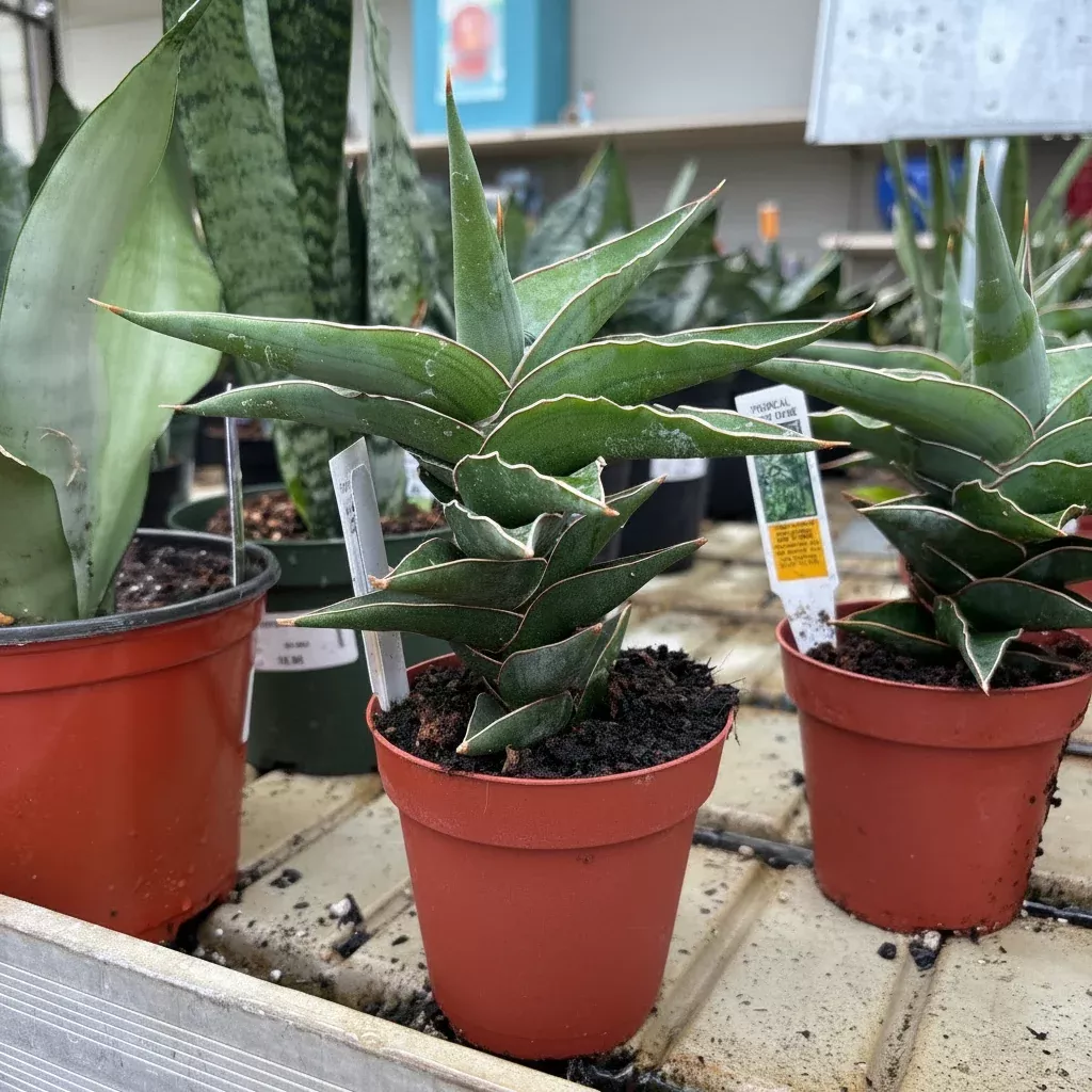 Samurai Sword Sansevieria - Sansevieria ehrenbergii - 4" Potted Houseplant