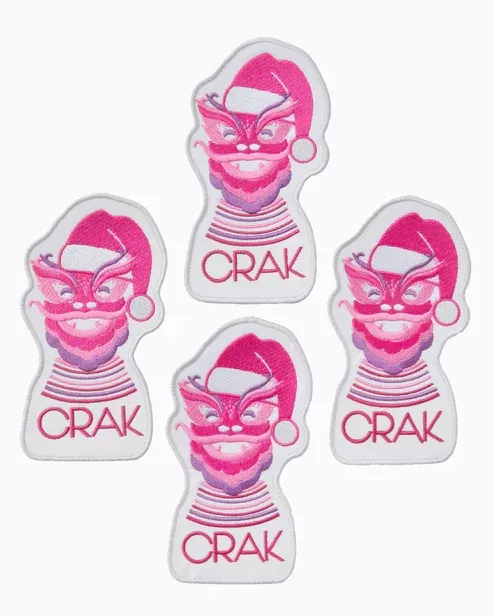 Santa Dragon Cocktail Napkins