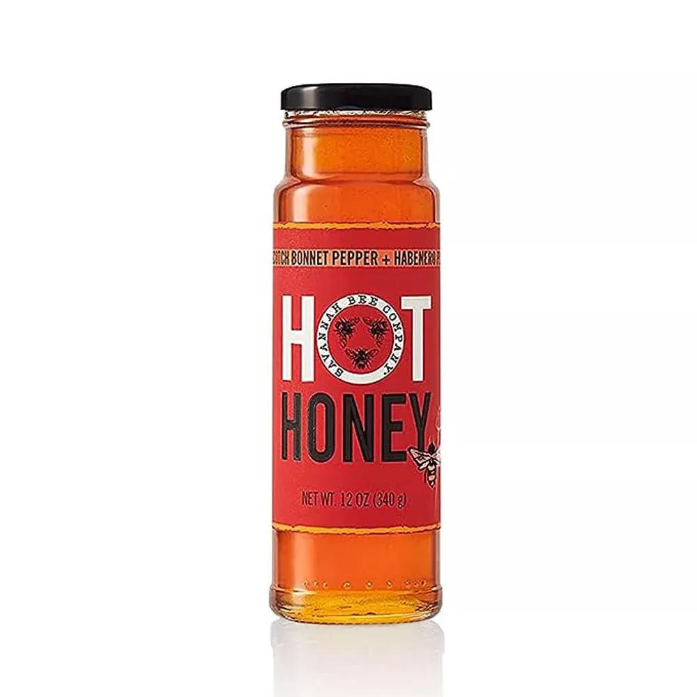 Savannah Bee, Sweet & Spicy Honey Hot Sauce, Infused with Scotch & Wildflower, 12 oz.
