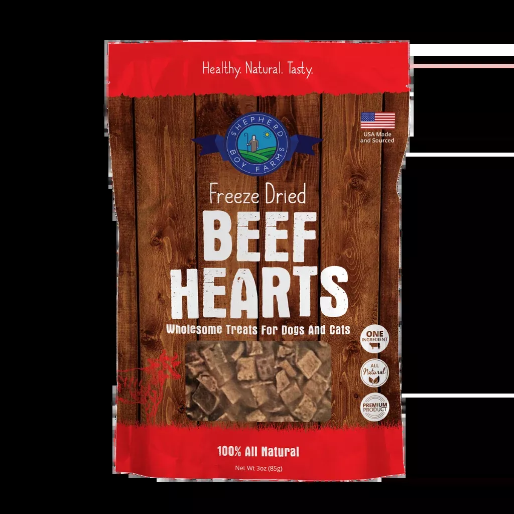 Shepherd Boy Freeze Dried Beef Heart, 3 oz.