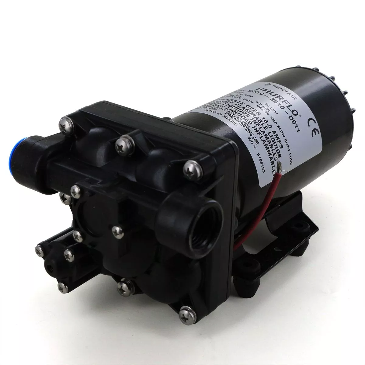 Shurflo 5000 Series Bypass Pump with Female Threaded Ports - 5059-3610-D011