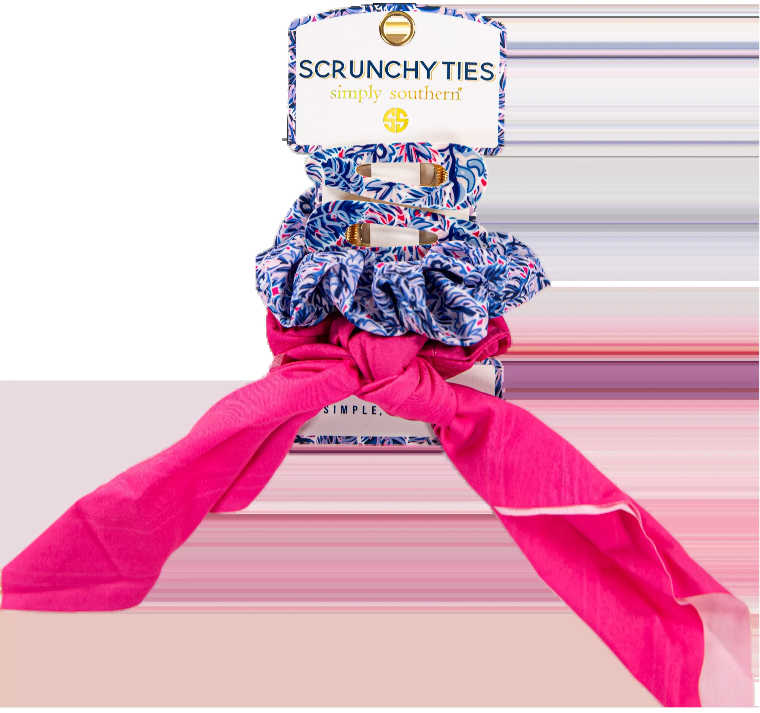 Simply Southern, Scrunchy Tie Set, Leaf