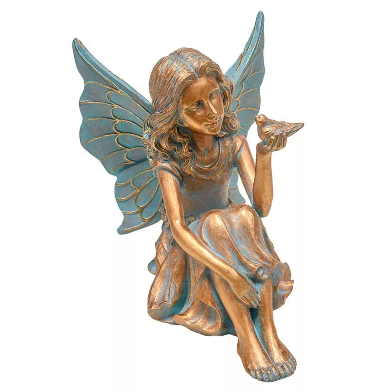 Sitting Fairy with Bird