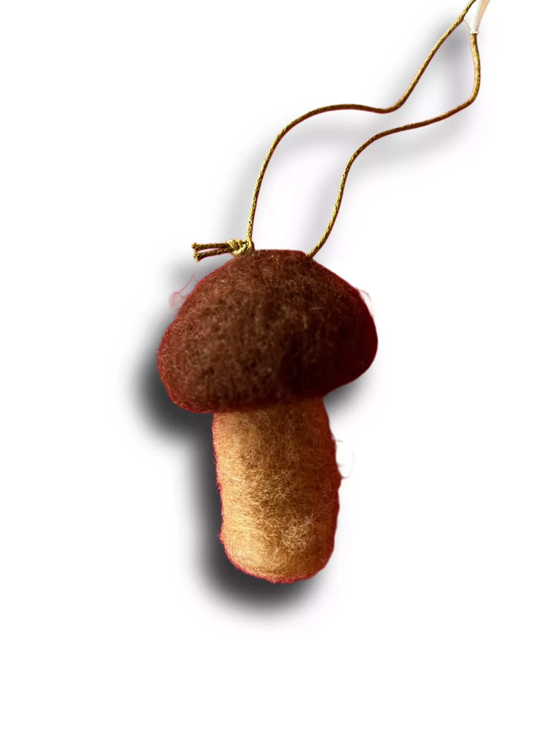 Small Wooly Mushroom Ornament