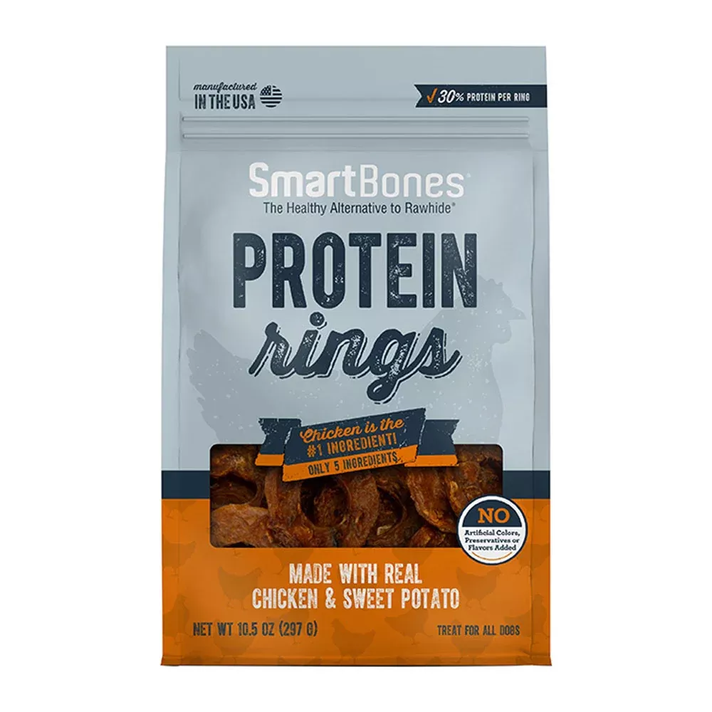 Smartbones, Protein Rings, Chicken & Sweet Potato, 5 oz.
