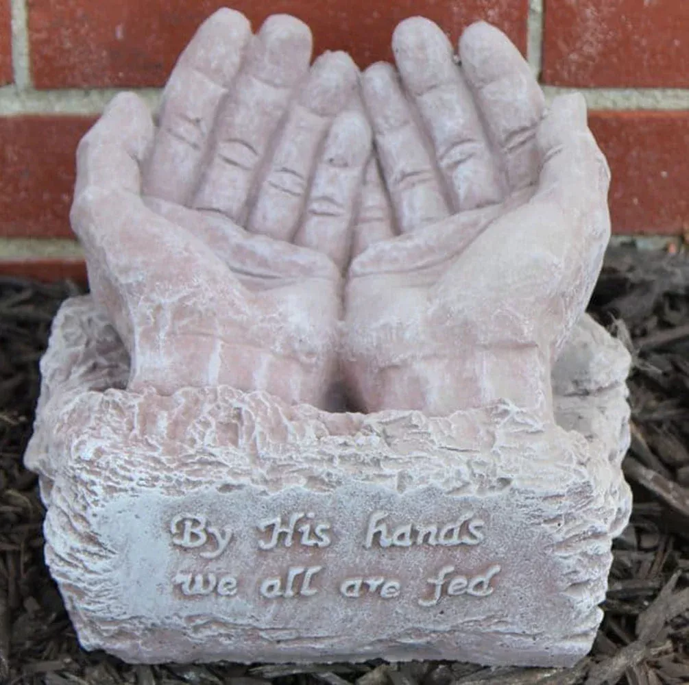 Smith Garden Center, By His Hands Statue