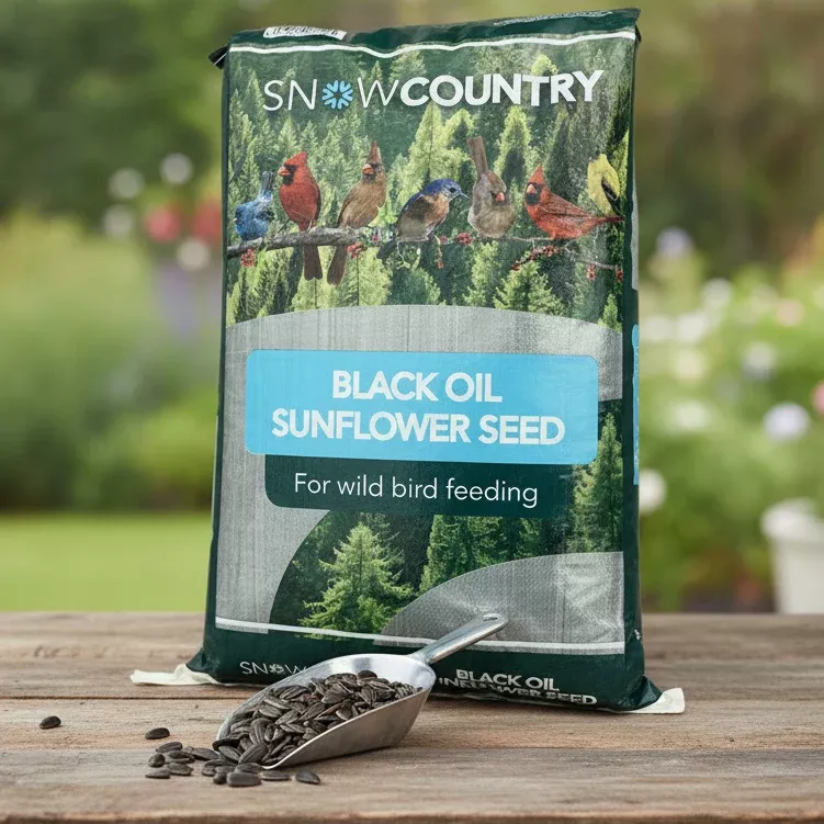 Snow Country Black Oil Sunflower Seeds, 50 lb bag