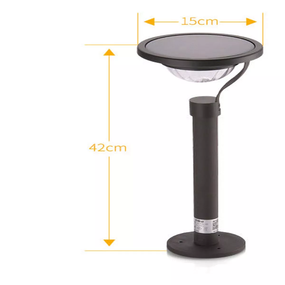Solar Garden Post Lamp – Colorful warm white smart multi-functional model (4 pieces)