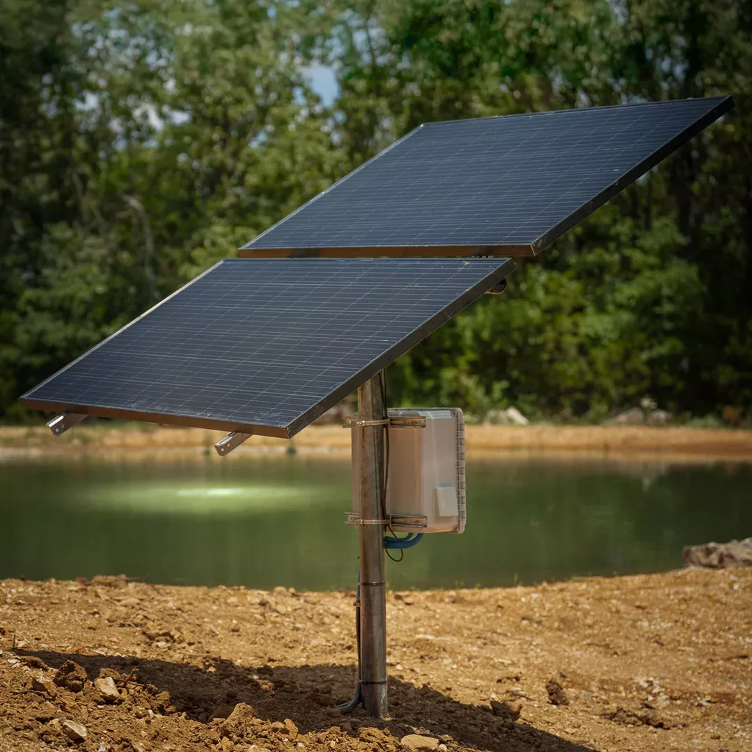 Solar Pond Aerator | NitroAir | 3.4 CFM | Pole Mount