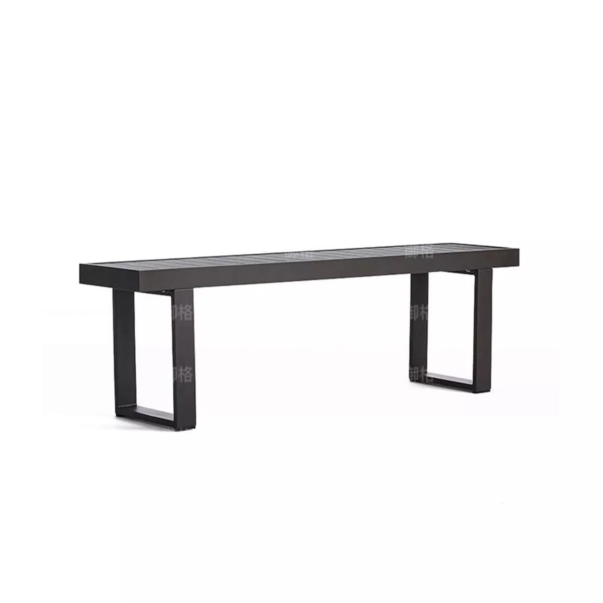 Solid Wood Long Table and Bench – 140cm aluminum alloy long