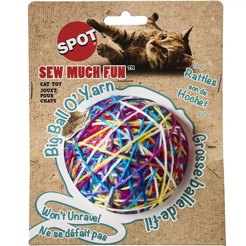 Spot, Sew Much Fun Yarn Ball, 3.5"
