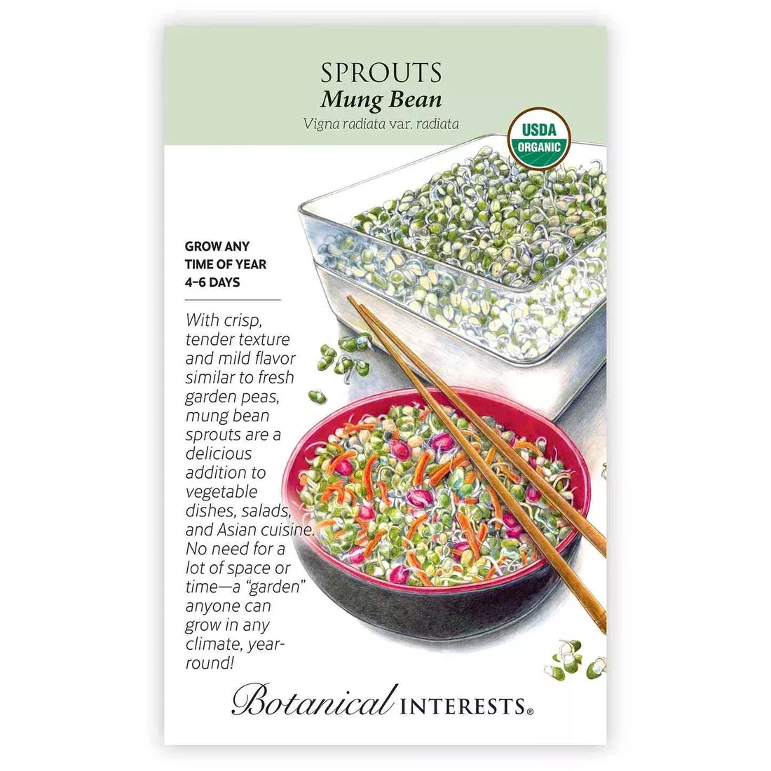 Sprouts 'Mung Bean' Organic