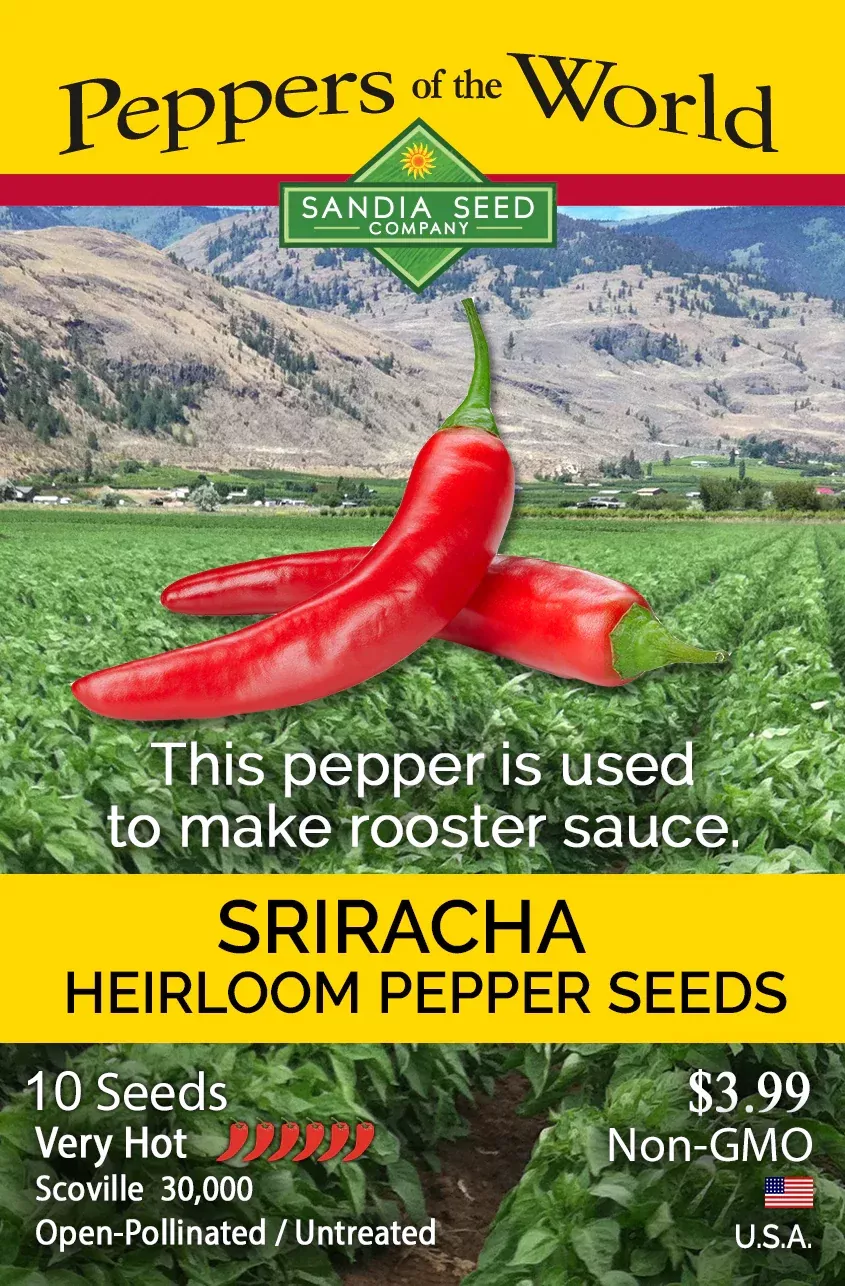 Sriracha - Heirloom Pepper Seeds