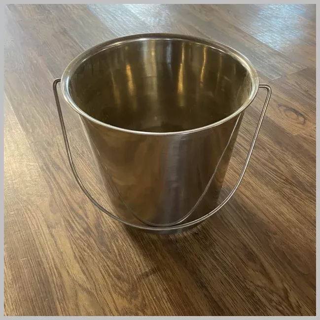 Stainless Steel Honey Dairy Bucket 16 quart DNR