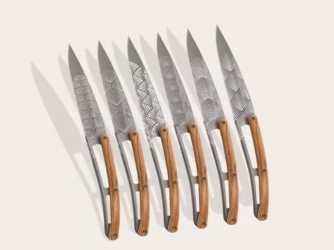 Steak Knives - Olive Wood