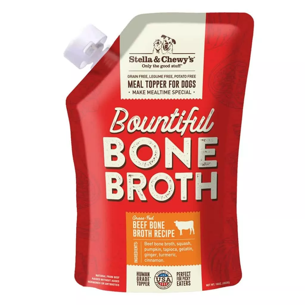 Stella & Chewy's Bountiful Bone Broth Grass-Fed Beef Recipe, 16 oz.