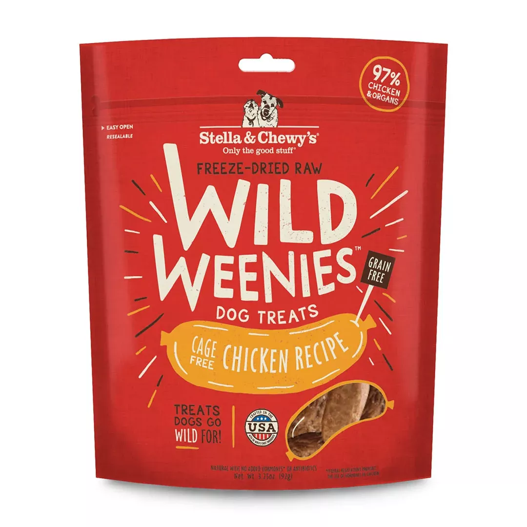 Stella & Chewy's Cage-Free Chicken Wild Weenies, 3.25 oz.