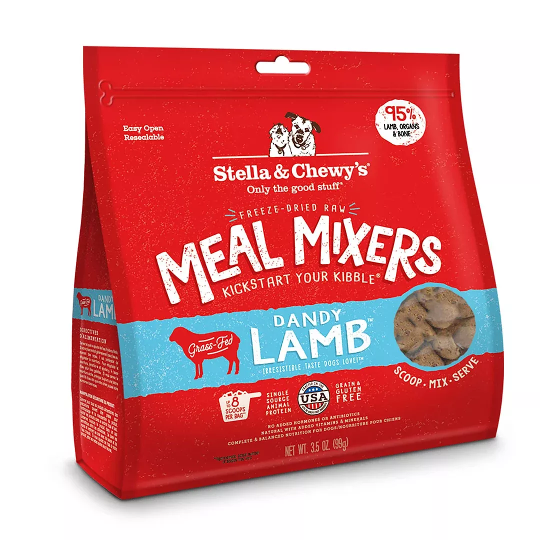 Stella & Chewy's Freeze-Dried Dandy Lamb Meal Mixers, 3.5 oz.