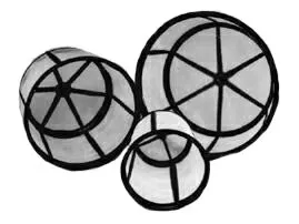 Strainer Baskets for Screw on Poly Lids