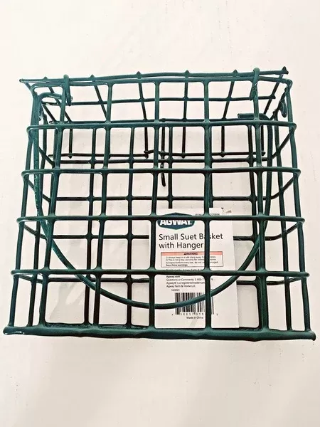 Suet Wire Basket with Hanger Small Individual Cake Feeder