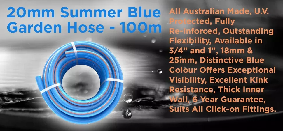 Summer Blue Garden Hose