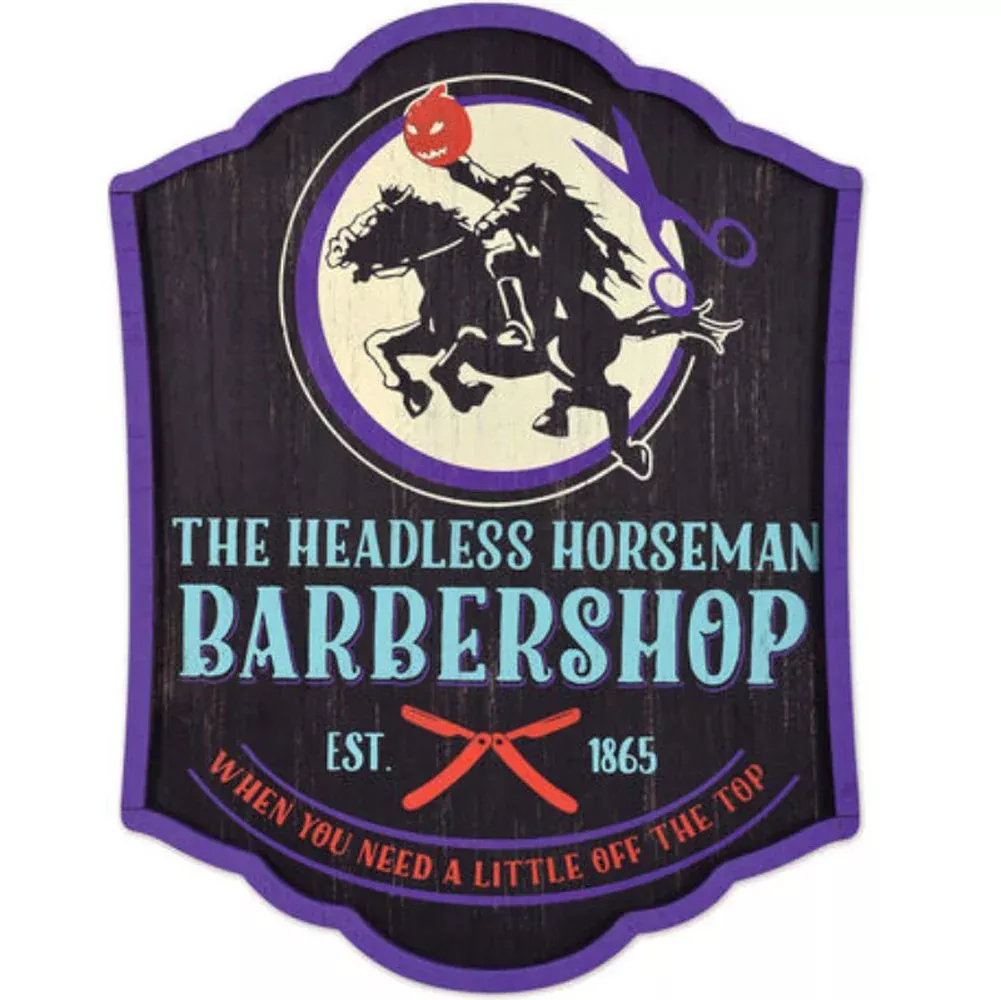 Sunset Vista, Barber Shop Sign, 16"H