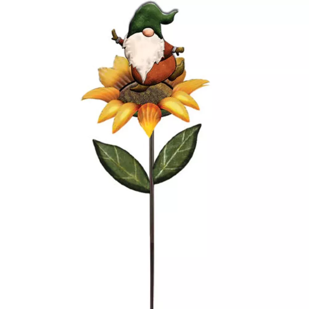 Sunset Vista, Gnome Sunflower Stake, 41"