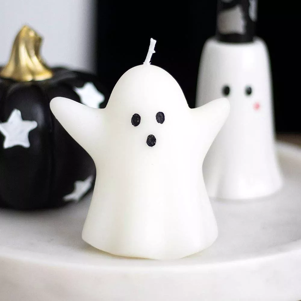 Sweet Halloween Ghost Shaped Candle